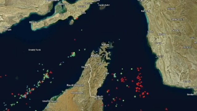 Hormuz, traffico marittimo nel caos: l'animazione
