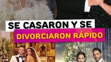 Famosas que se casaron y se divorciaron rápido