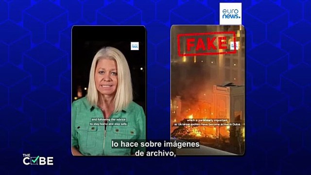 Vídeos falsos que suplantan a 'Euronews' difunden desinformación sobre la guerra en Oriente Próximo