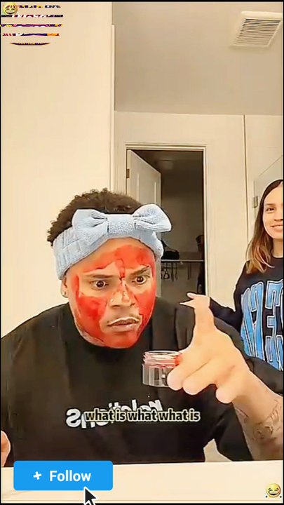Pretending to Use a ‘Period Mask’ on My BF 😂 His Reaction!