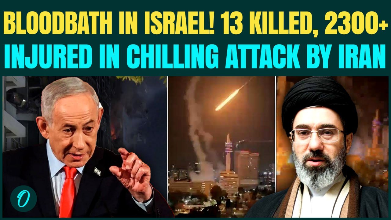 Iran KILLS 13, Injures 2300+ in Israel in CHILLING Missile, Drone ATTACKS; 190+ Injured in 24 HOURS