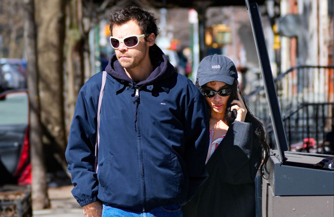 Harry Styles snapped holding Zoe Kravitz's hand in New York City