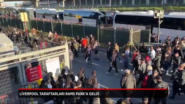 Liverpool taraftarları Galatasaray maçı için Rams Park'a geldi