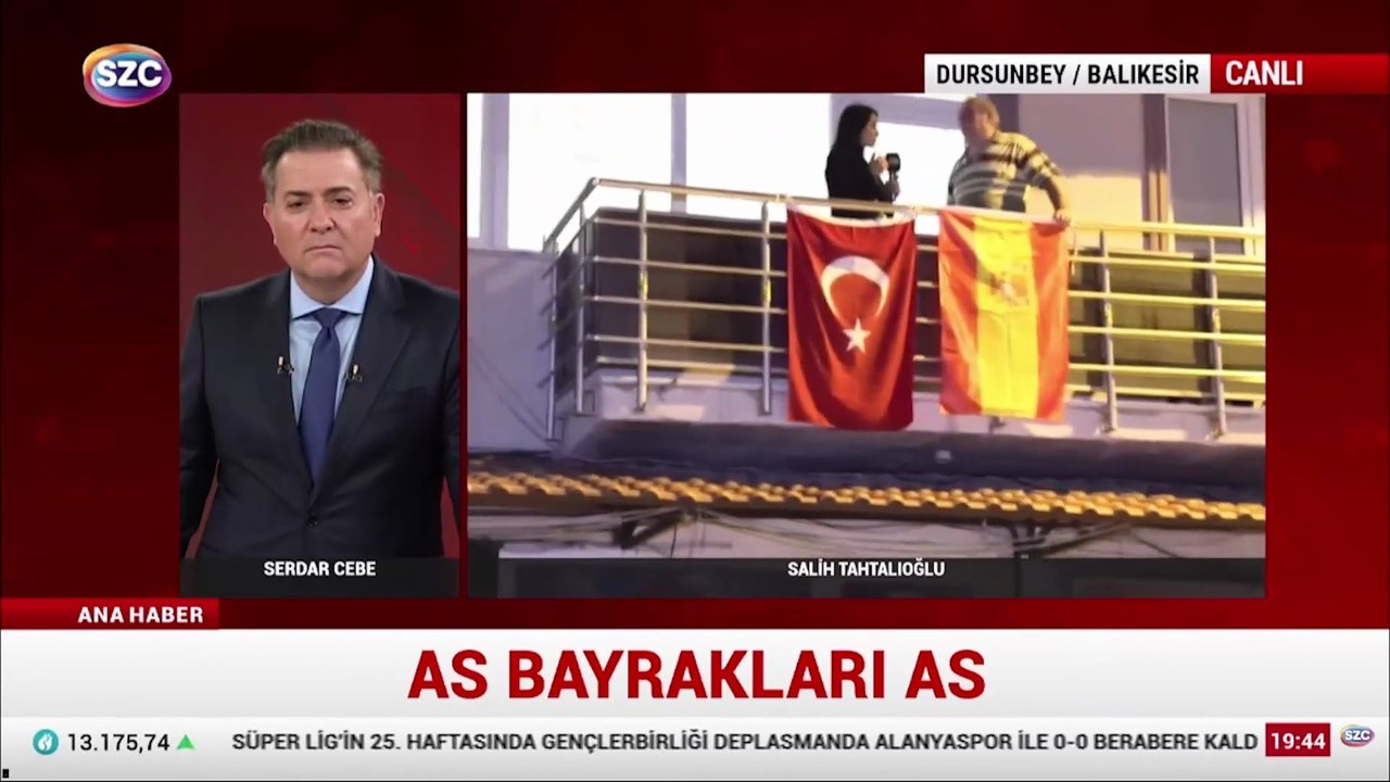 Dünyanın konuştuğu balkondan canlı yayın