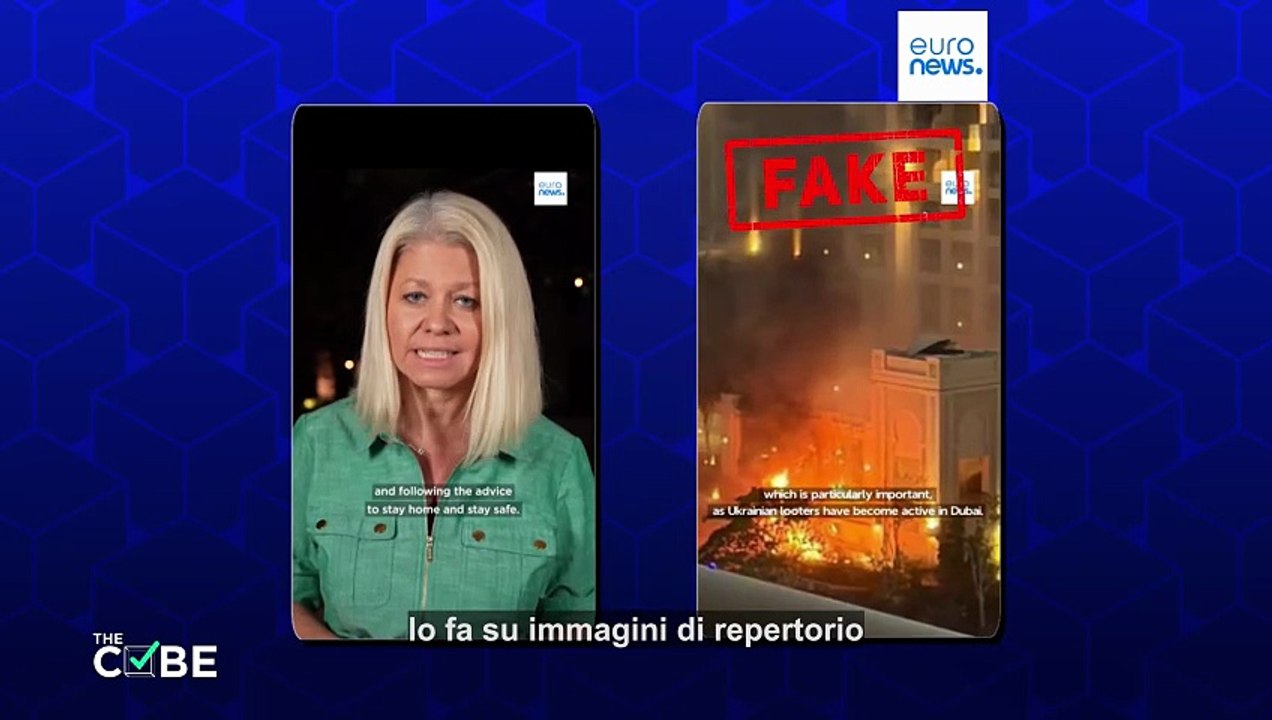 Video falsi con il marchio Euronews diffondono disinformazione sulla guerra in Medio Oriente