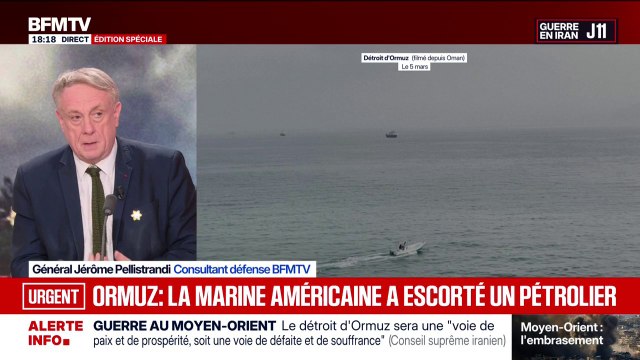 Guerre au Moyen-Orient: la marine américaine a escorté un navire pétrolier dans le détroit d’Ormuz