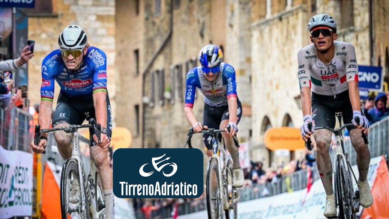 Isaac del Toro sobre su estrategia en el cierre de la segunda etapa de la Tirreno-Adriático: ''No había tácticas, iba a toda velocidad''