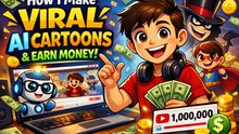 How I Make Viral AI Cartoon Videos and Earn Money | Inspiring Story (AI Animation)