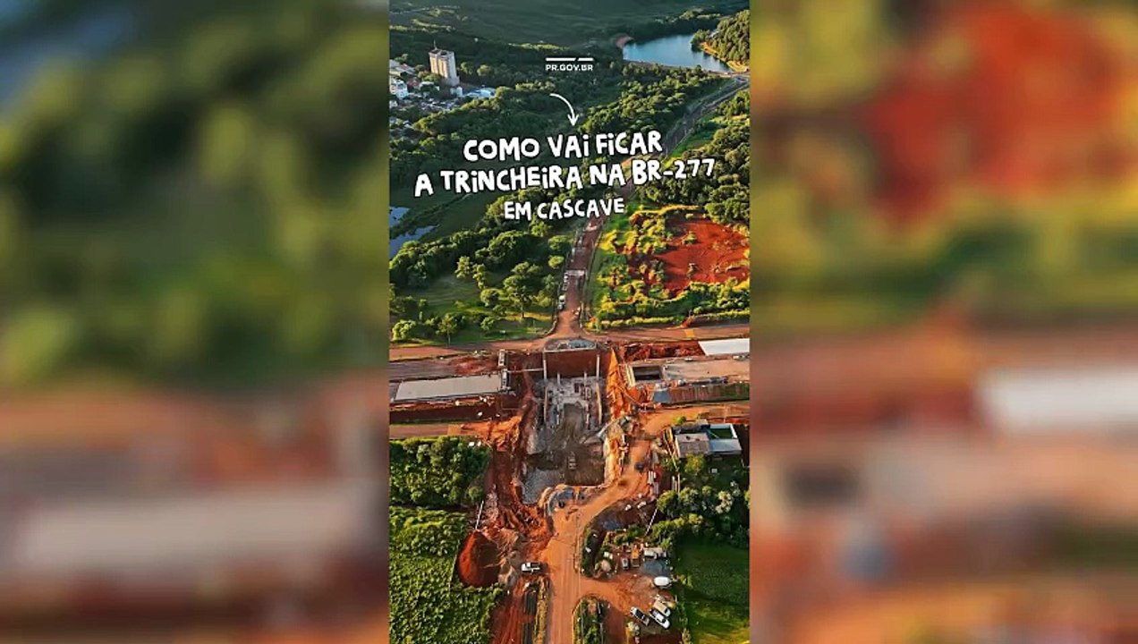 Como vai ficar a trincheira do Cascavel Velho?