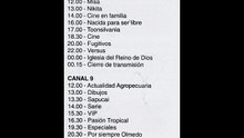 Programación TV Corrientes/Resistencia: Domingo 23 de abril de 2000