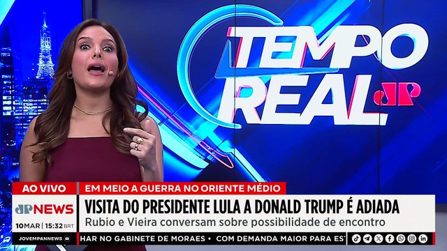 Encontro entre Lula e Donald Trump é adiado após guerra no Oriente Médio | TEMPO REAL