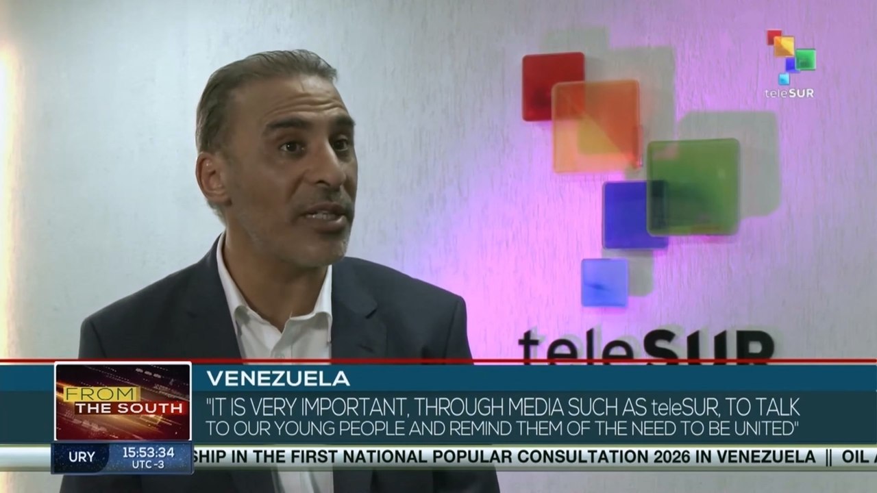 "It is very important, through media such as teleSUR, to talk to our young people"
