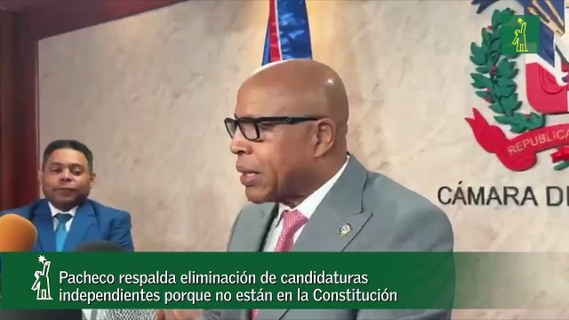 Pacheco respalda eliminación de candidaturas independientes porque no están en la Constitución