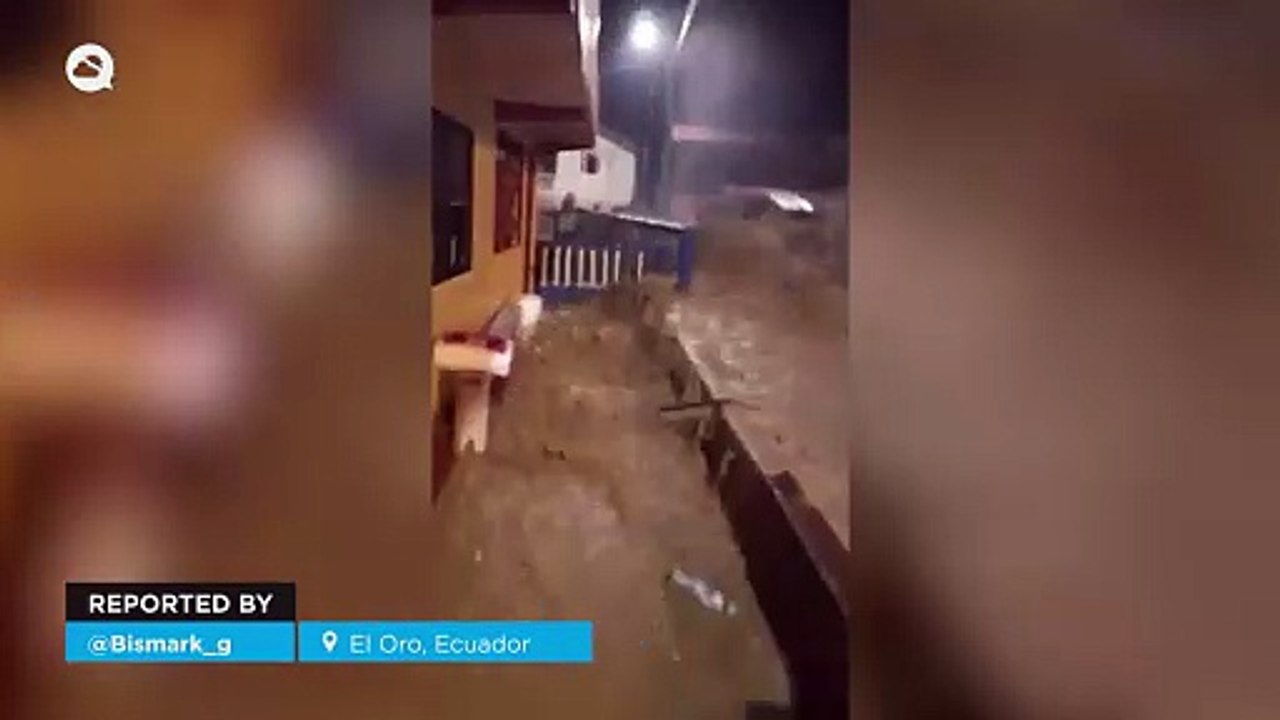 Catastrophic floods in El Oro, Ecuador