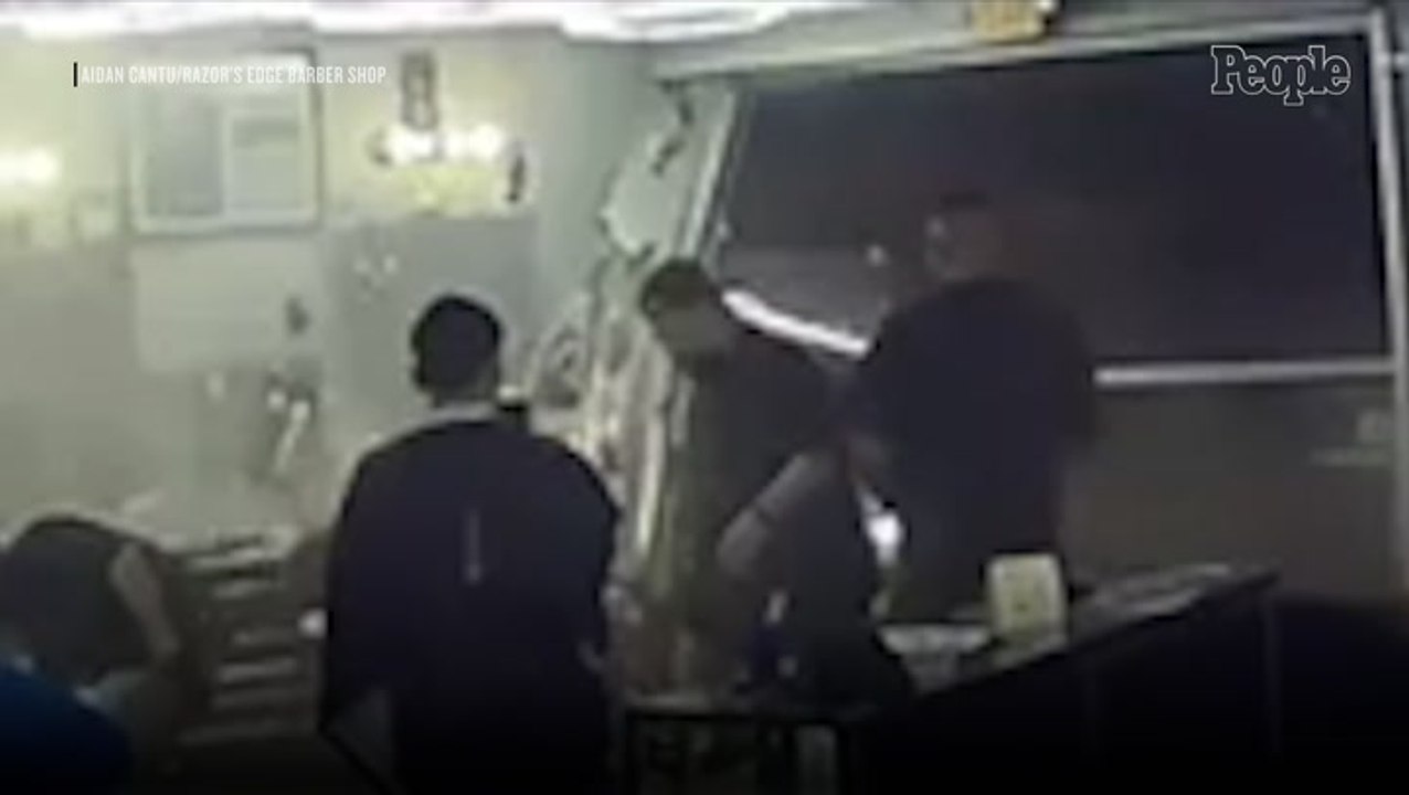 Driver Crashes Into Texas Barber Shop After Accidentally Hitting Gas Instead of Reverse