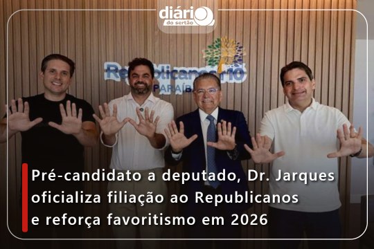 Dr. Jarques oficializa filiação ao Republicanos e reforça favoritismo para 2026