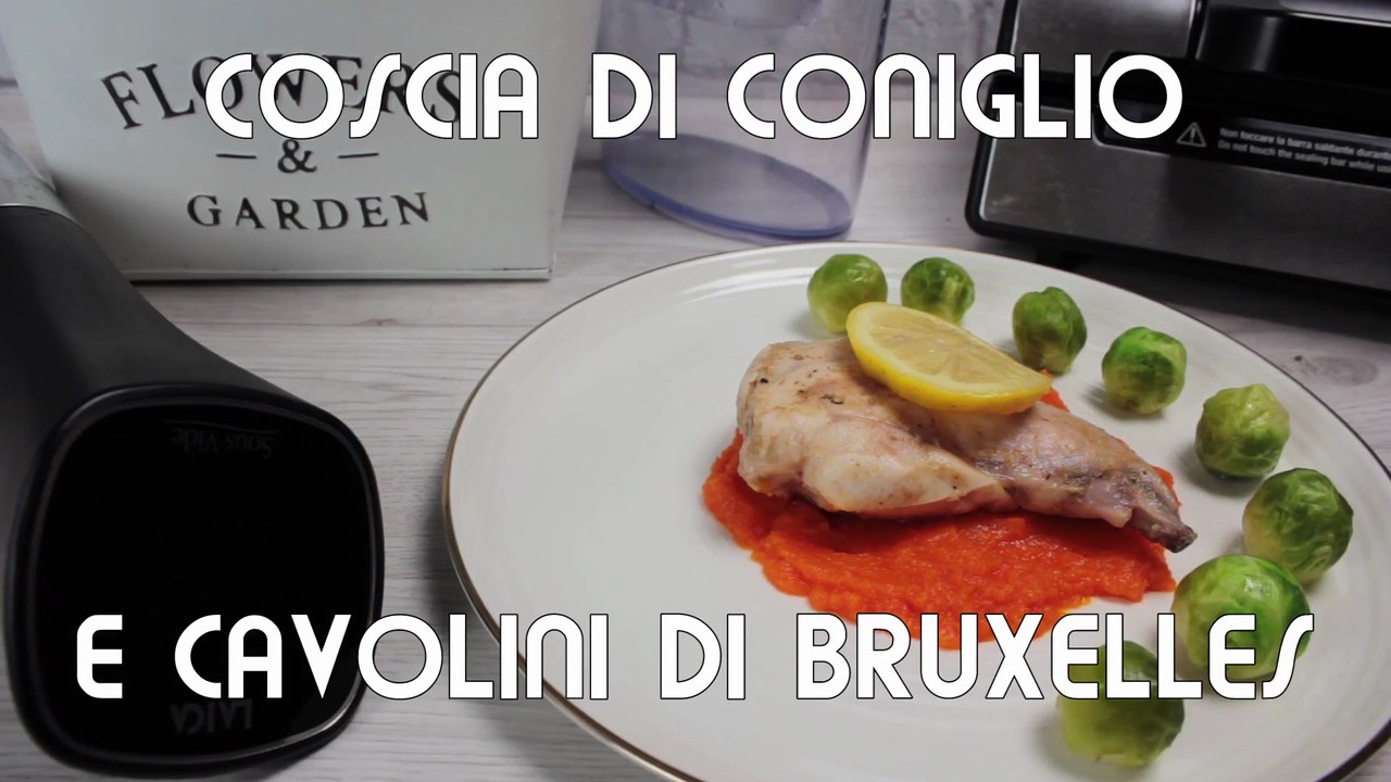 Coniglio e cavolini bruxelles