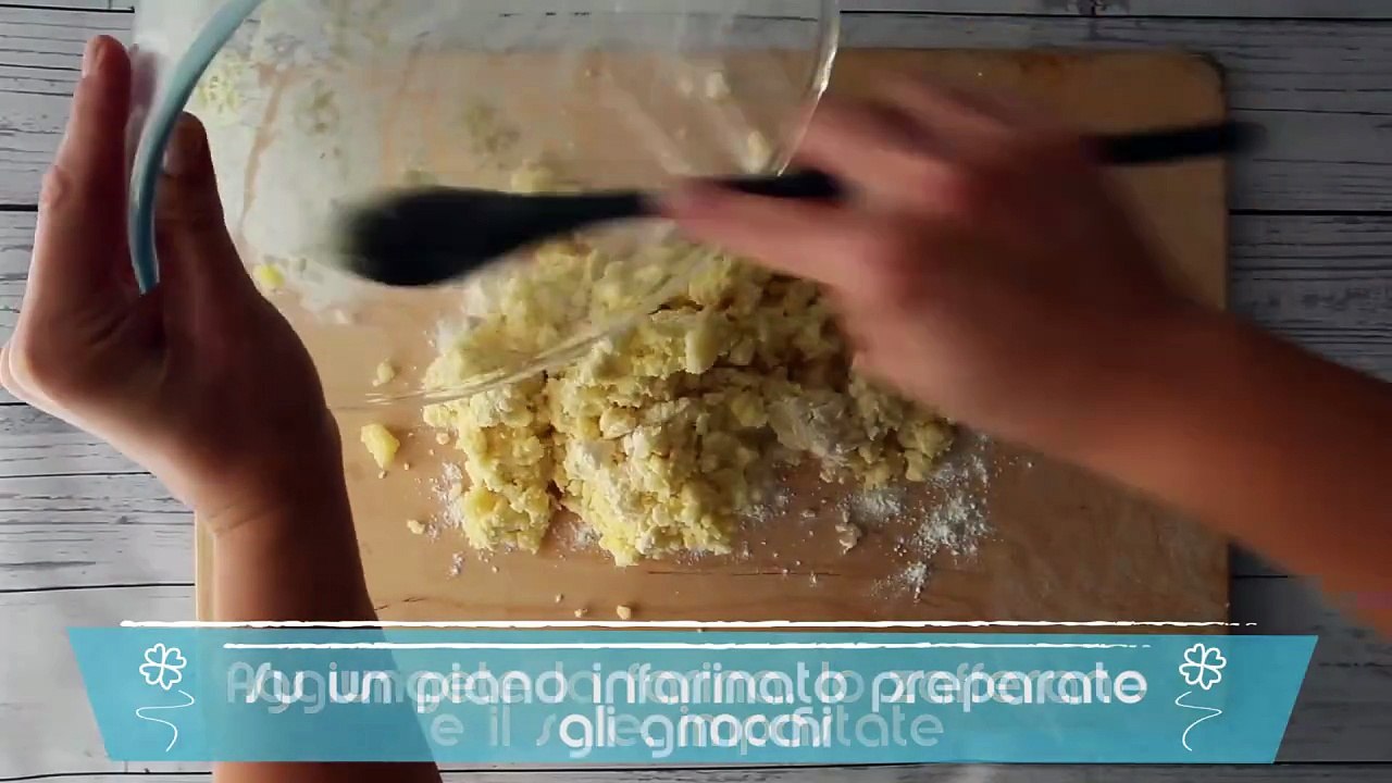 Gnocchetti allo zafferano con broccolo romano e frutti di mare