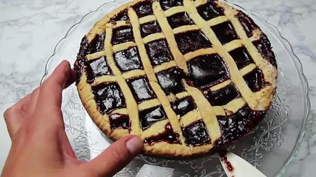 Crostata con pasta frolla all'olio