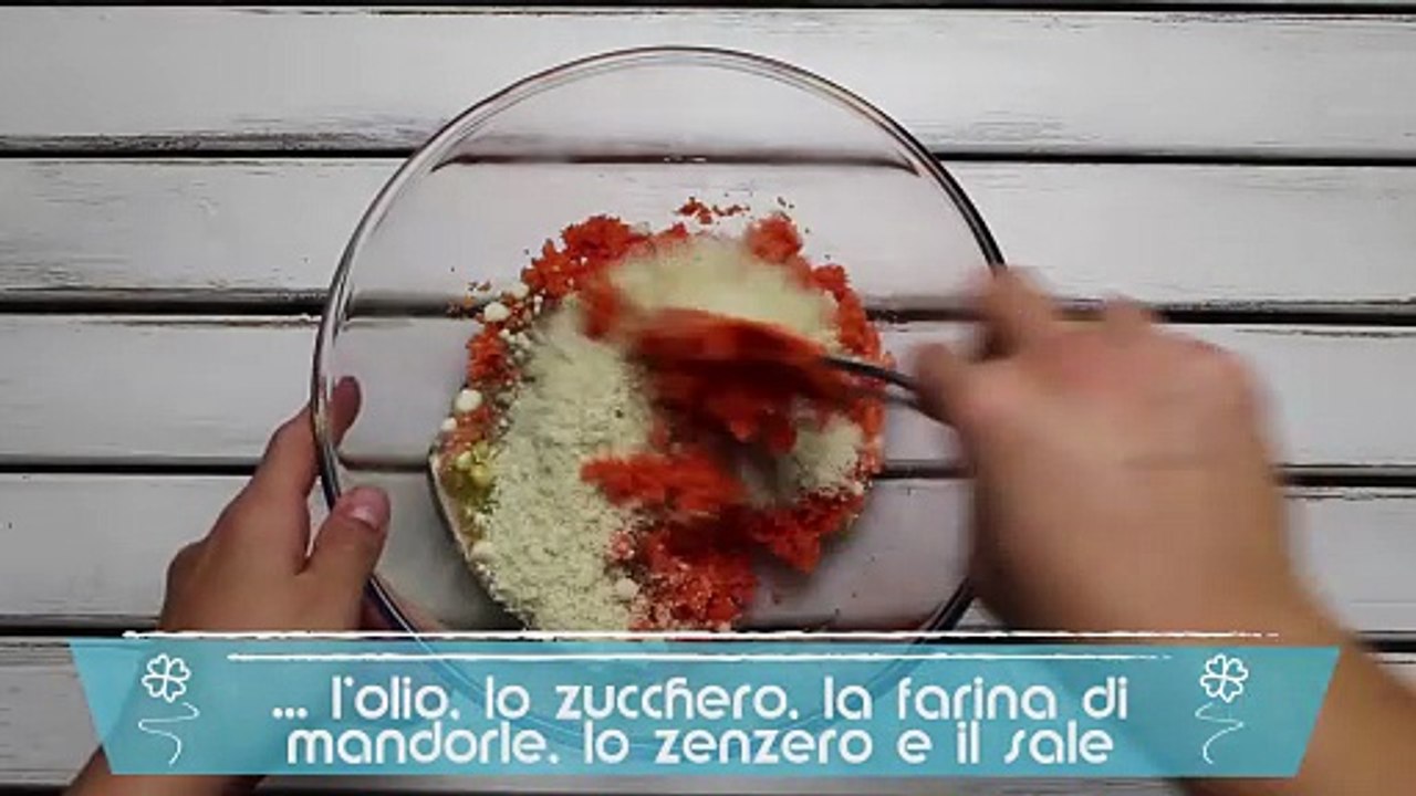 Torta vegana alle carote e mandorle