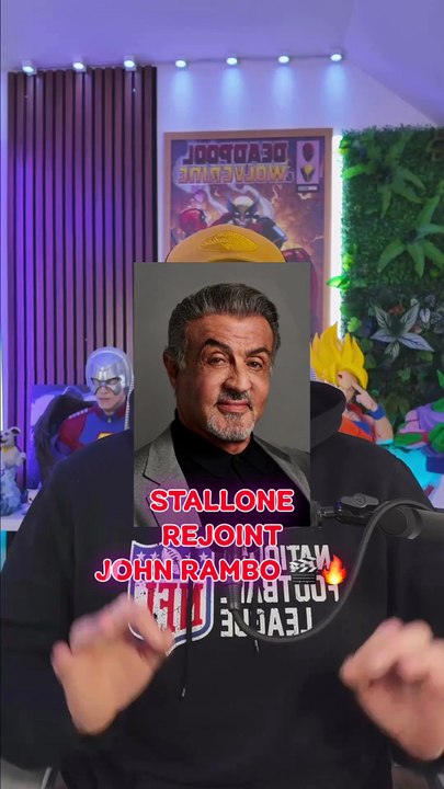Sylvester Stallone rejoint le film John Rambo… mais pas comme acteur 🎬🔥