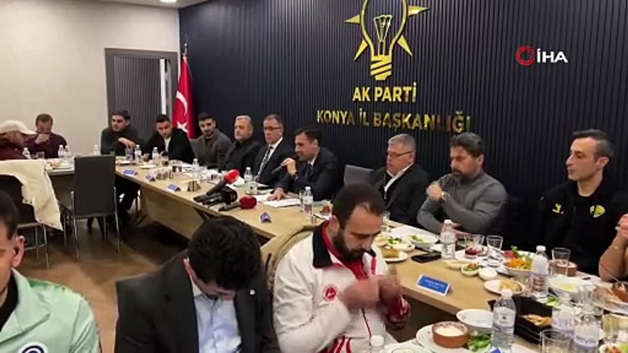 Spor camiası AK Parti Konya İl Başkanlığı’nın iftarında buluştu | Ajansspor | IHA