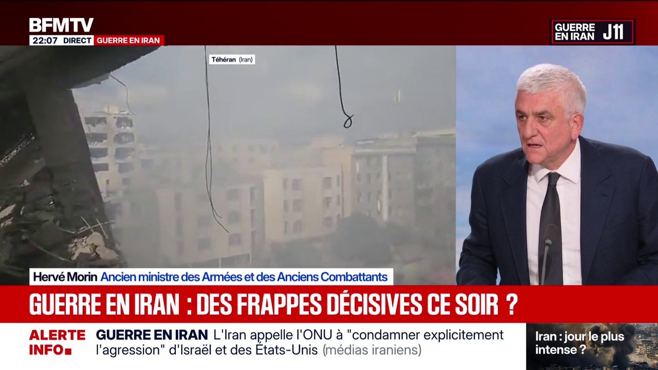 “Je suis ravi que les Israéliens et les Américains tapent, tapent et tapent sur l’Iran”, affirme Hervé Morin, ancien ministre des Armées