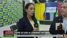 Partido Copei se suma al consenso nacional por la estabilidad económica y social del país