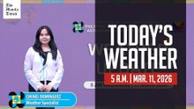 Today's Weather, 5 A.M. | Mar. 11, 2026