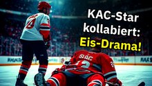 KAC-Star bricht zusammen: ICE Hockey League Viertelfinale überschattet | Eishockey Sc