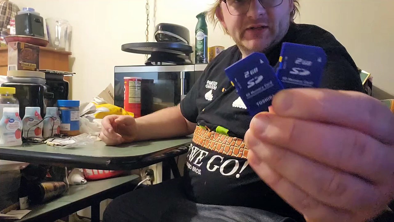 I bought 2 SD cards