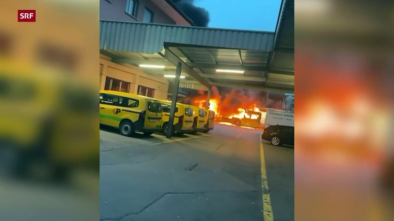 Plusieurs morts en Suisse dans l'incendie, qui semble volontaire, d'un autocar