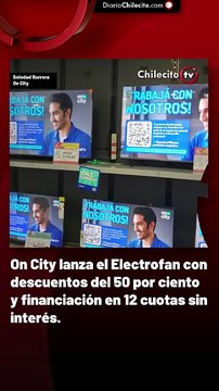 On City lanza el Electrofan con descuentos del 50 por ciento y financiación en 12 cuotas sin interés.