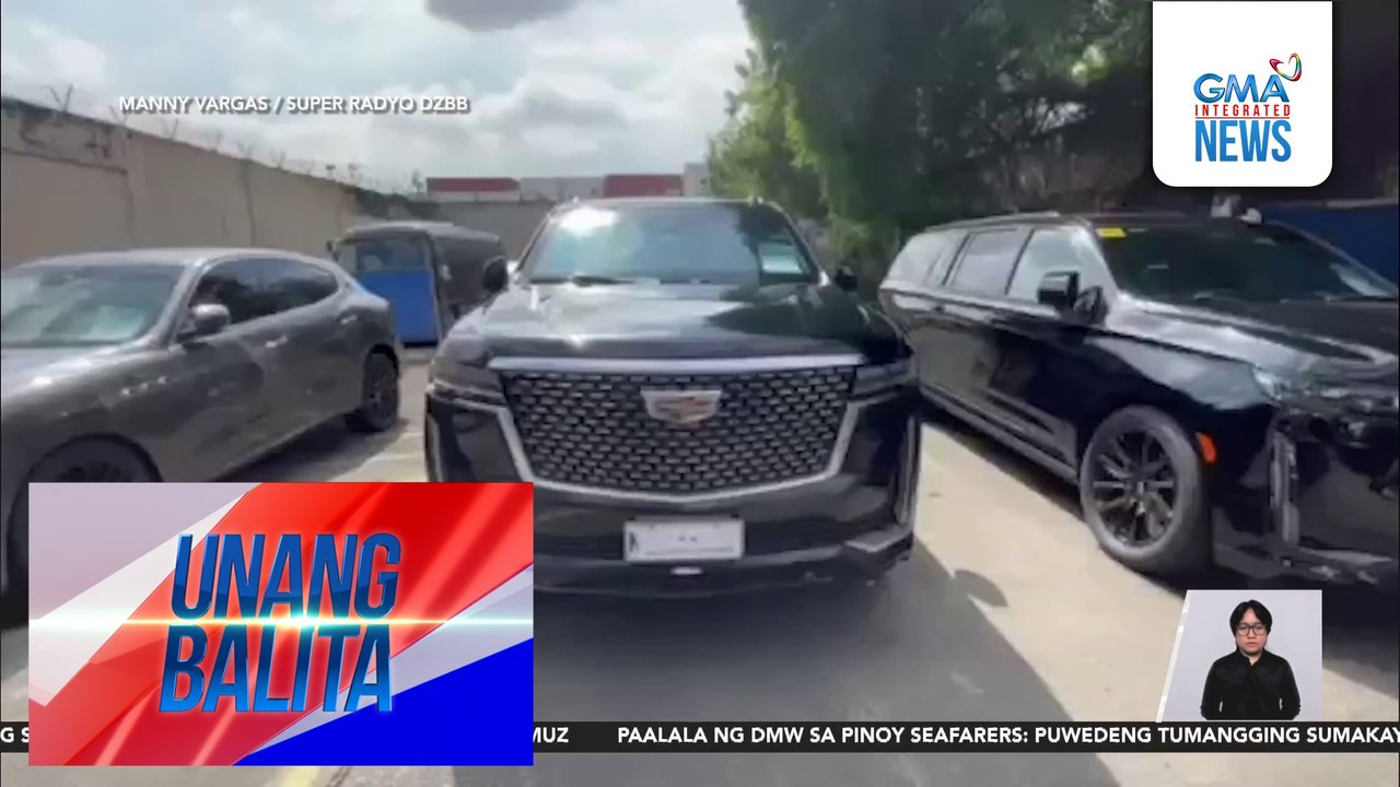 Nasa P102M na auction proceeds mula sa mga sasakyan ng mag-asawang Discaya, ibinigay na ng BOC sa Bureau of the Treasury | Unang Balita