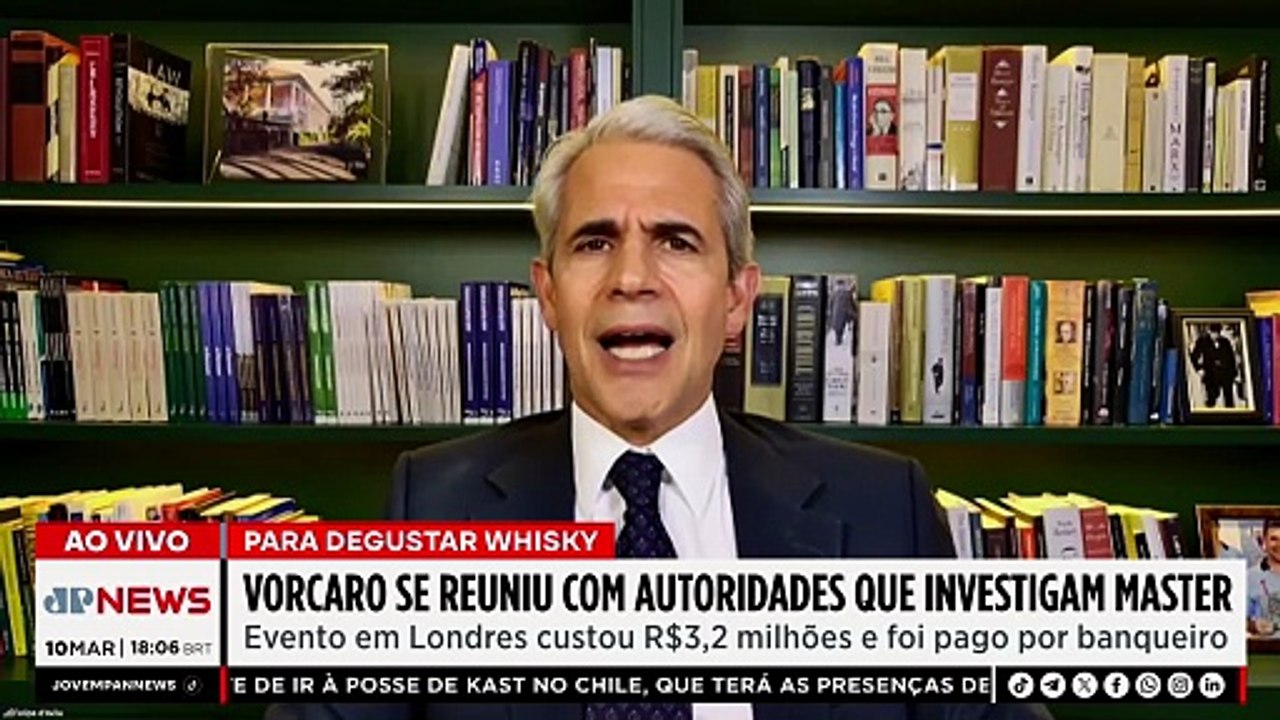 VORCARO PAGOU WHISKY A AUTORIDADES / OAB QUER ACESSO AO CASO MASTER | OS PINGOS NOS IS - 10/03/26