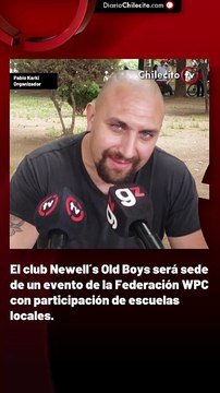 El club Newell´s Old Boys será sede de un evento de la Federación WPC con participación de escuelas locales.