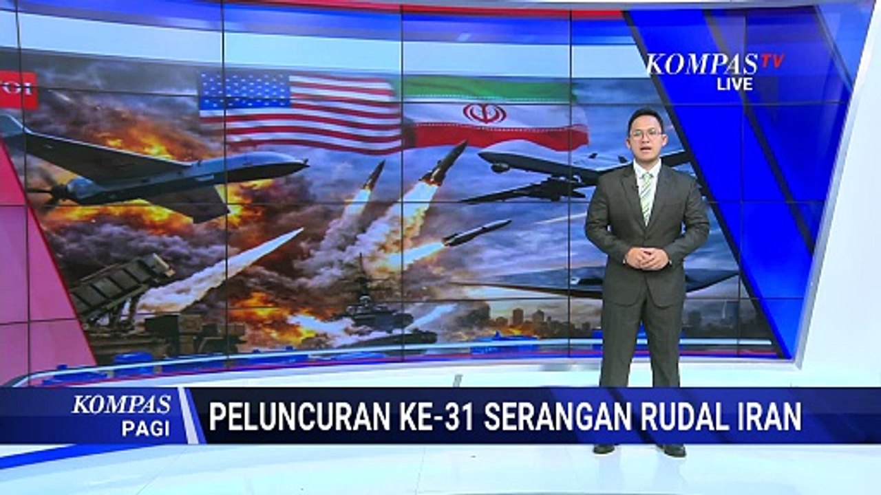 Iran Ngamuk! Rudal Operasi True Promise Hantam Israel, Sirine Meraung di Tel Aviv | KOMPAS PAGI