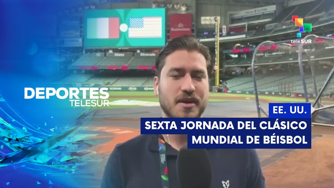 DEPORTES TELESUR | Continúan acciones en Clásico Mundial de Béisbol 2026 en su 6ª jornada 10-03-2026