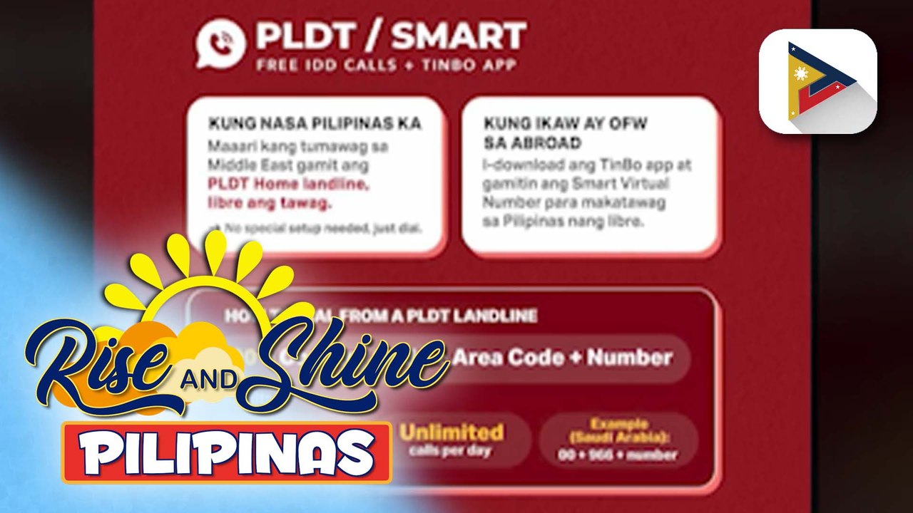 Telco companies, nagpatupad na ng libreng tawag program para sa mga OFW sa #MiddleEast; AFP, tiniyak ang kahandaan na tumulong sa repatriation efforts ng pamahalaan | ulat ni Patrick de Jesus