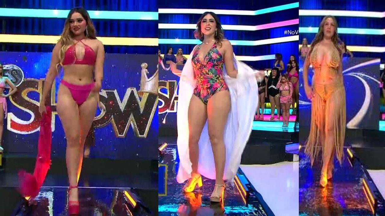 Pasarela en traje de baño de chicas de 'La Reta'