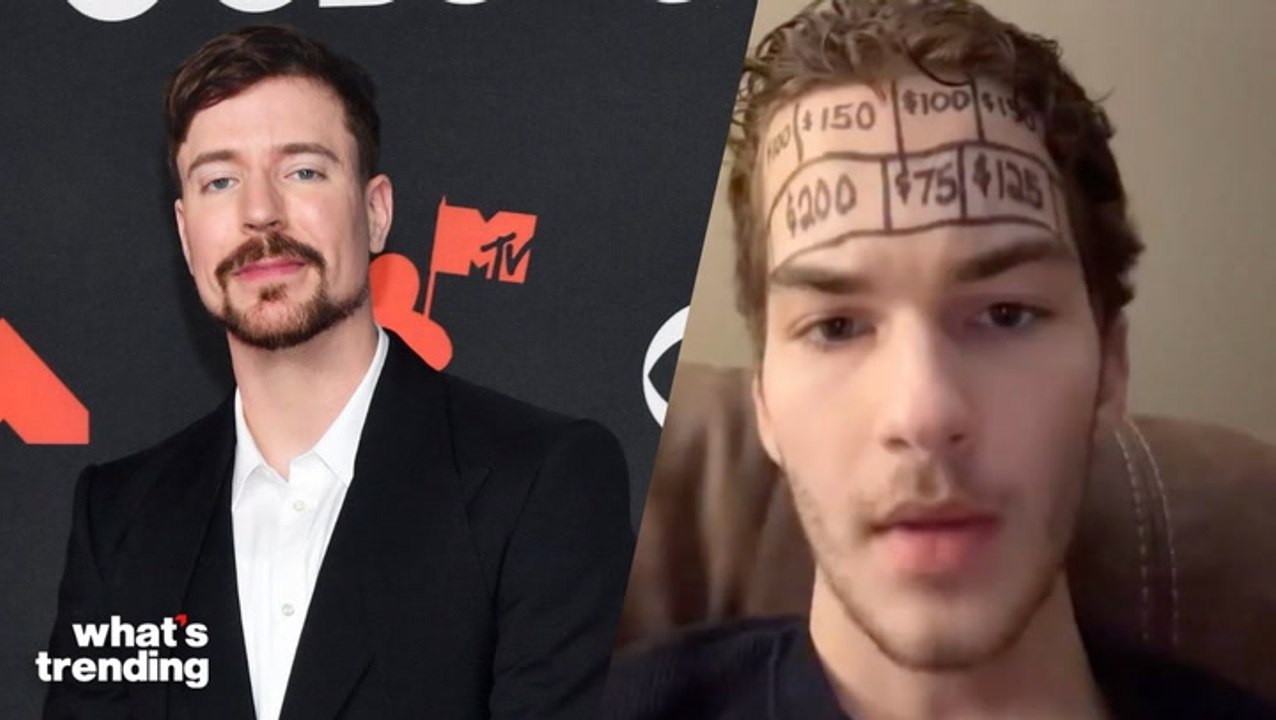 MrBeast is Allegedly Buying Forehead Ad Space
