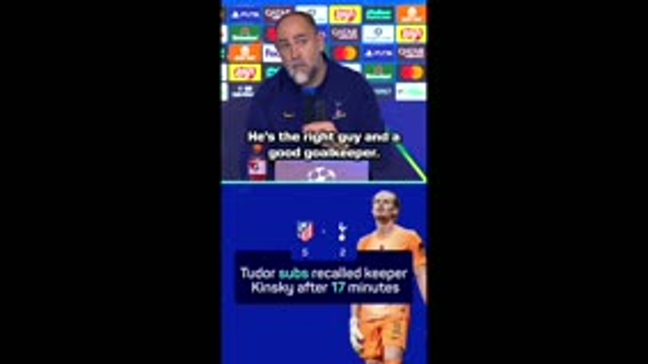 Tudor's keeper chaos at Spurs!