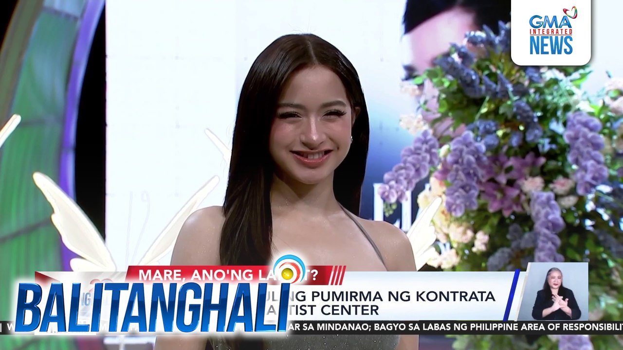 Jillian Ward, muling pumirma ng kontrata sa Sparkle GMA Artist Center | Balitanghali