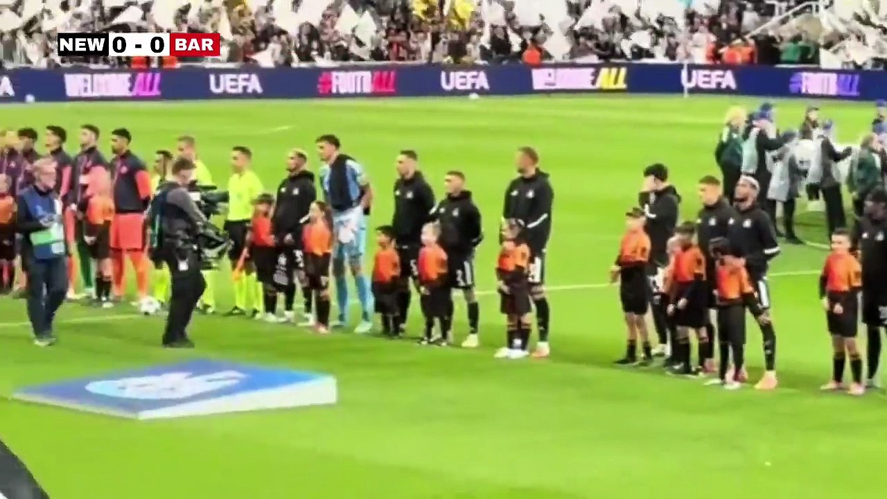 Barcelona vs Newcastle 1-1 Highlights & Goals champions league • Harvey Barnes & lamine yamal  Goal