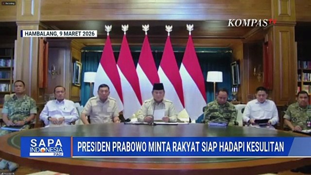 Prabowo Ingatkan Rakyat Bersiap Hadapi Dampak Perang Timur Tengah: Saya Harus Jujur | SAPA PAGI