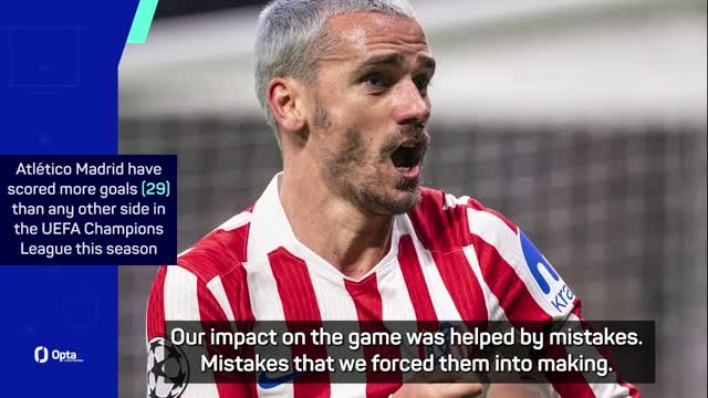 Simeone thrilled Griezmann wants to stay with Atletico after Spurs rout