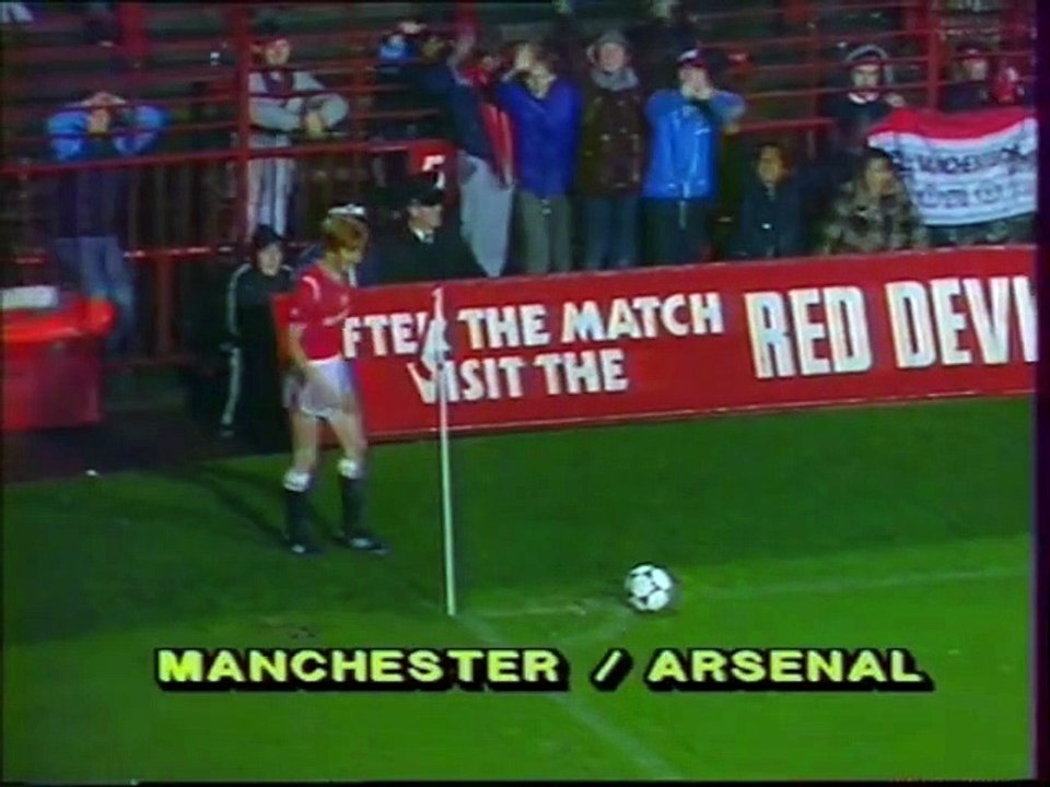 MANCHESTER UNITED - ARSENAL - 1984 - SAISON 1984/1985 -