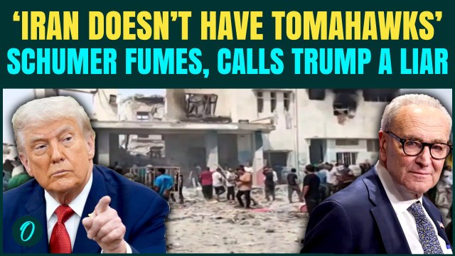 ‘Donald Trump Is a Liar’: Sen. Chuck Schumer BLASTS Trump For KILLING 160+ School Girls,Blaming Iran
