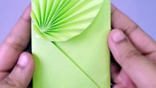 DIY Envelope with Leaf Design | Paper Craft Idea