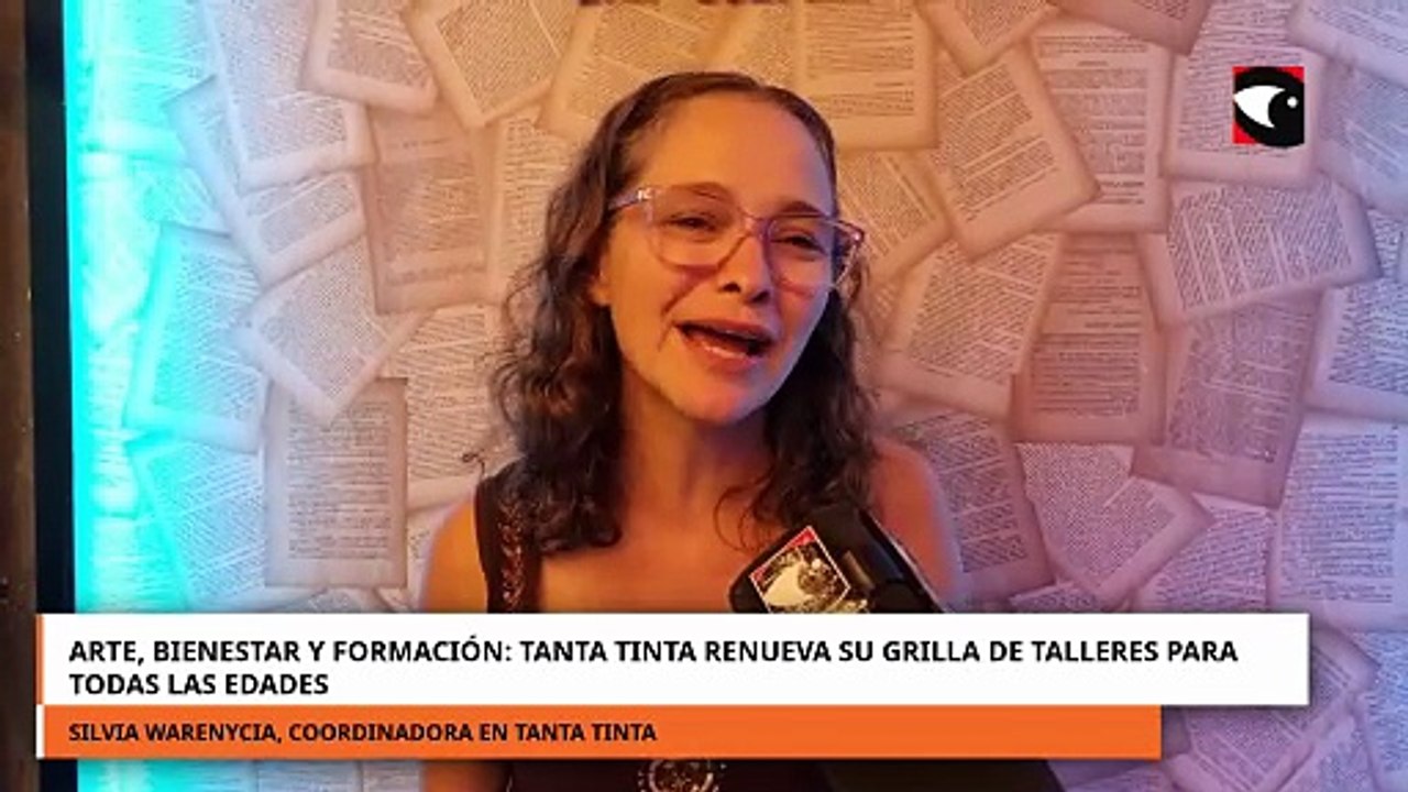 ARTE, BIENESTAR Y FORMACIÓN TANTA TINTA RENUEVA SU GRILLA DE TALLERES PARA TODAS LAS EDADES